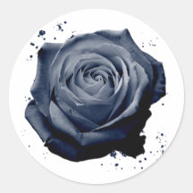 blue rose sticker