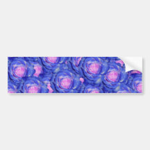 Blue roses bumper stickers