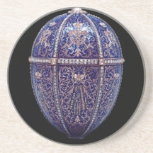 Blue Russian Egg Coaster