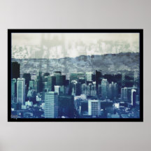Blue San-Citysco Print