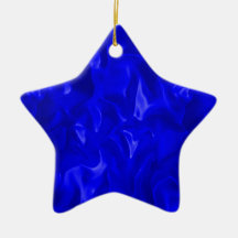 Blue Satin Ornaments