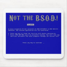 Blue Screen of Death Mouse Pad