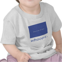 Blue screen of death - whoops! tee shirts