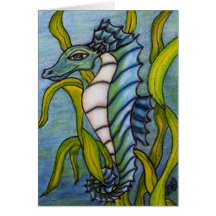 Blue Sea Dragon Card