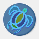 Blue Sea Turtle Magnets