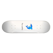 Blue shark skateboard decks
