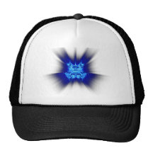 blue skull hat