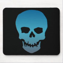 Blue Skull mousepads