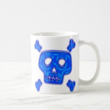 Blue Skull Mugs