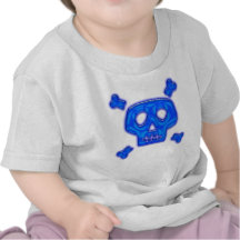 Blue Skull T-shirt