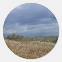 Blue Sky Farm Round Sticker