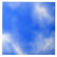 Blue sky with white clouds. tiles