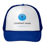Blue Sphere With Keyhole Customisable Hat