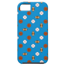 Blue Sports iPhone 5 Case