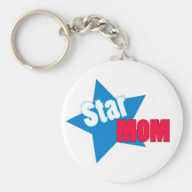 Blue Star MOM - Keychain