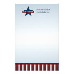 Blue Star Mum Personalized Stationery