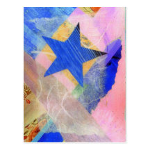 Blue Star Postcard