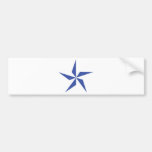 blue star symbol bumper stickers
