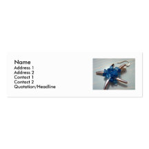 Blue StarFish Skinny Business Card