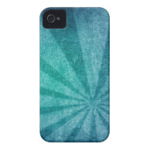 blue stripe sunburst Case-Mate iPhone 4 cases