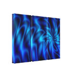Blue Swirl Canvas Prints