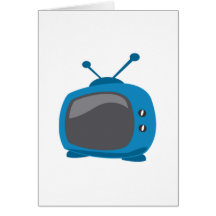 Blue Television Card
