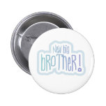 Blue Text New Big Brother Pinback Buttons