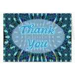 blue thank you cards