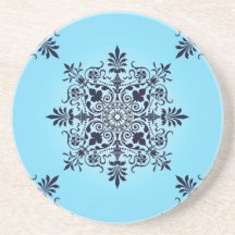 Blue victorian Coaster