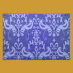 Blue Vintage Classic Seamless Floral Placemats placemats