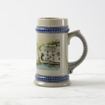 'Blue Water, Blue Peter' Stein mugs