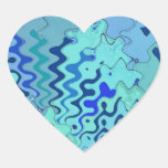 Blue Waves Stickers