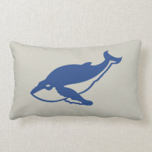 Blue Whale Pillow