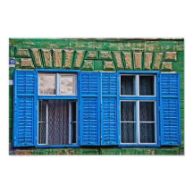 Blue windows photo