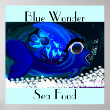 blue wonder  Poster