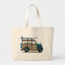 Blue Woody Wagon Bags/Totes