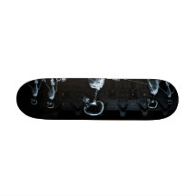 Blue X-Ray Skeletons Midnight Stroll Skate Boards