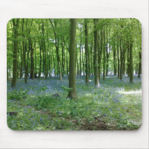 Bluebell Forest mouse pad