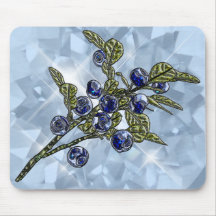 Blueberry Mousepad