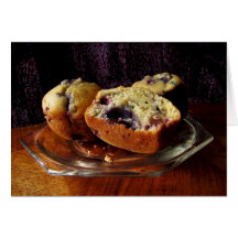 Blueberry Muffins Card