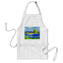 bluebonnet  wildflowers aprons