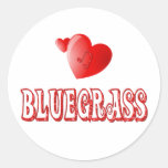 Bluegrass Hearts Sticker