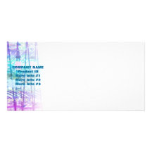 Blues Lines Product Photo,Announcement Template Photo Card Template