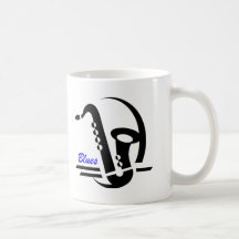Blues Sax Coffee Mug
