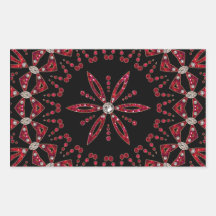 Blume des Lebens - Aphrodite Amulett Rechtecksticker
