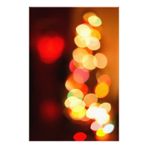 Blurred Christmas tree Photograph