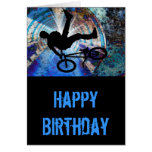 BMX in a Grunge Tunnel Greeting Card