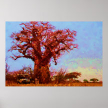Boabab Tree Print
