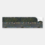 Boat Sheds In Early Morning Light Bumper Stickers