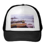 Boats in Lake District Northern England Trucker Hats